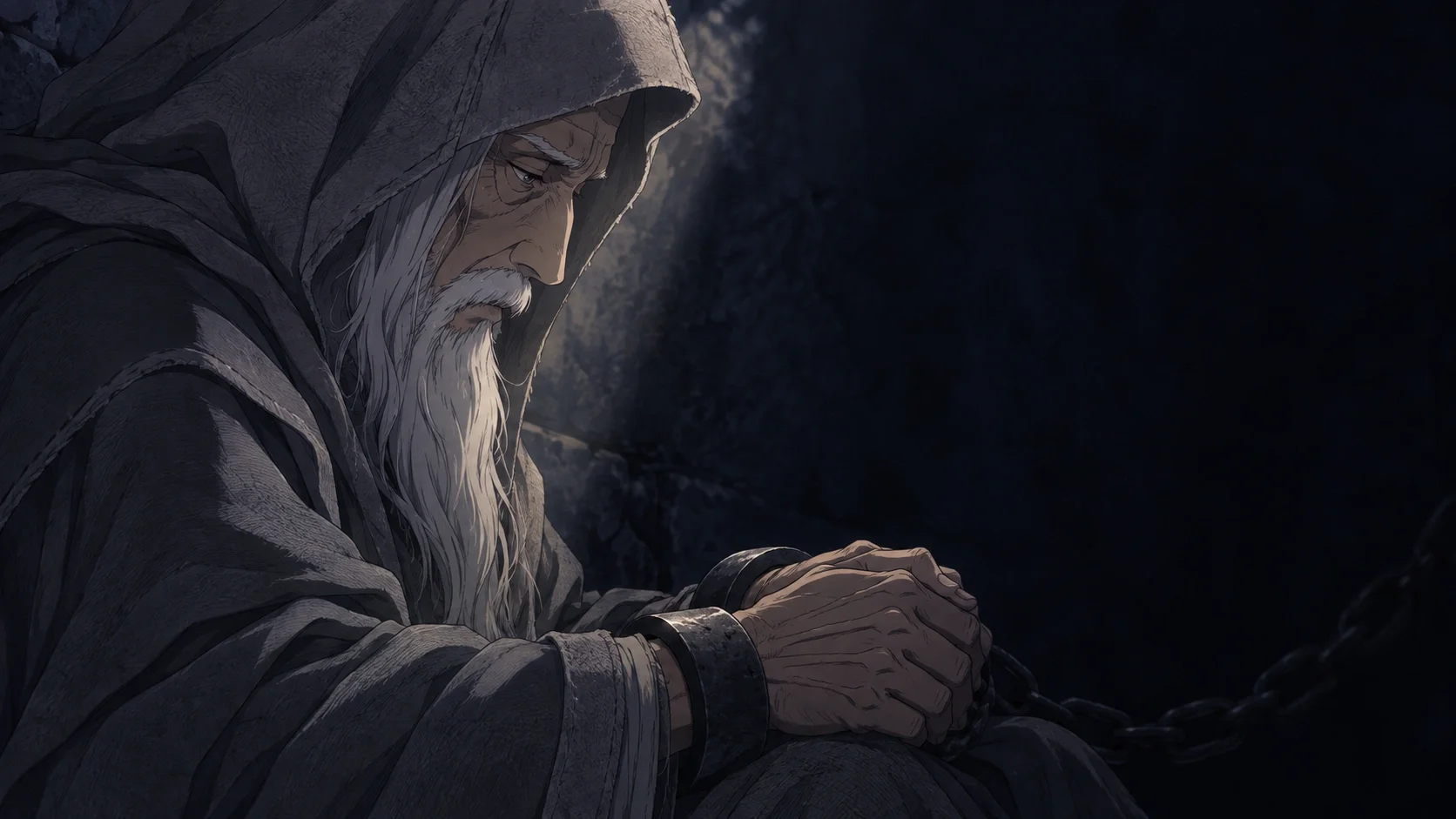 Pintura do capítulo XIX, O Último Greybeard